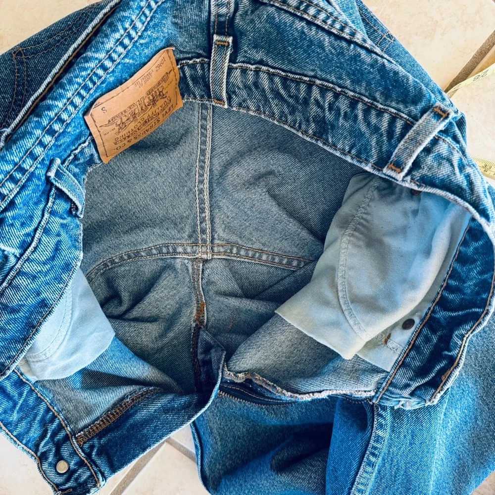 💖 Vintage Levi's 962 Orange Tab High Waist Jeans, Size 13 Jr. S - Picture 15 of 16
